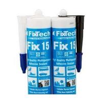 Fixtech White Fix15 Adhesive Sealant 290mL Cartridge