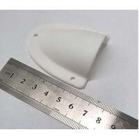 Medium White Clamshell Cable Entry Cover 