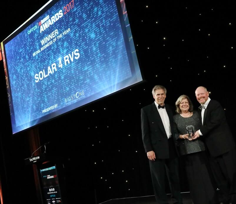 Solar 4 RVs- caravan and marine solar specialist wins national Award