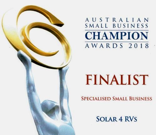 Solar 4 RVs recognised for its lightweight solar products and service