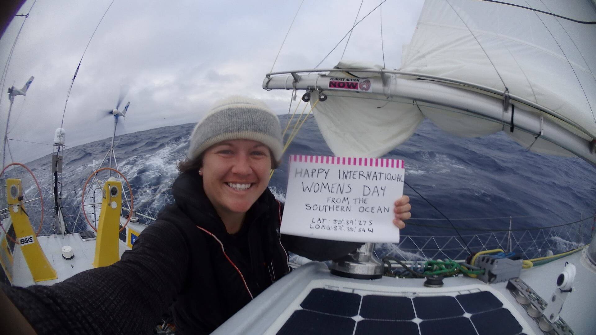 Celebrating International Women's Day sailing around Antarctica