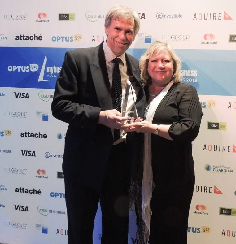Solar 4 RVs wins 2015 Optus MyBusiness Award