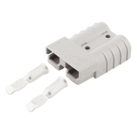 Genuine 50A Grey Anderson Plug Connector with 6AWG Contacts