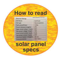 How to Read Solar Panel Specifications: Decoding STC, Voc and More