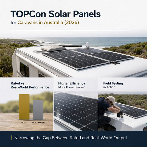 TOPCon Solar Panels for Caravans in Australia (2026): Real-World Testing Results