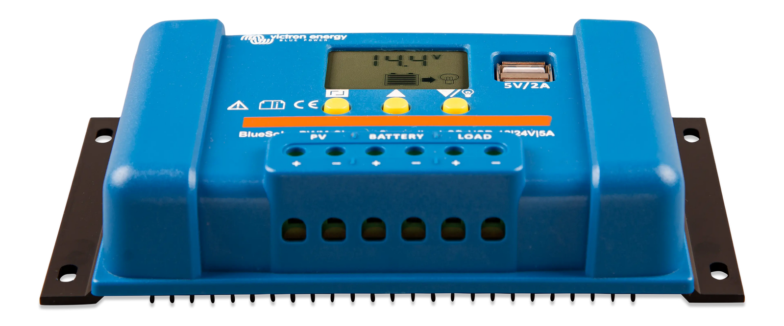 Victron 12/24V 5A BlueSolar PWM-LCD & USB Solar Charge Controller