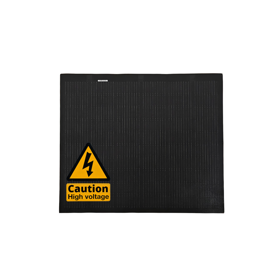 Sunman eArc 200W Black Square Flexible Solar Panel - Junction Box Underneath