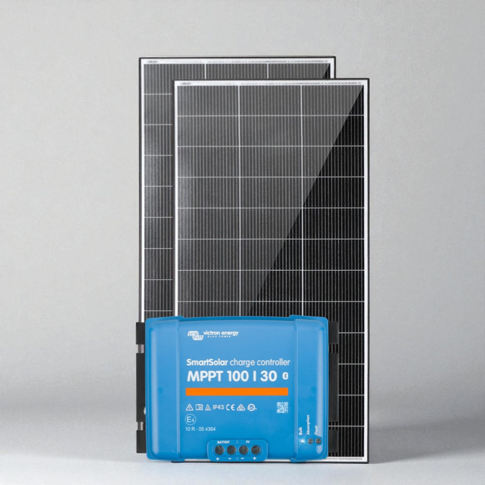 Exotronic 2x 200w Solar Panel & Victron SmartSolar MPPT 100/30 Bundle