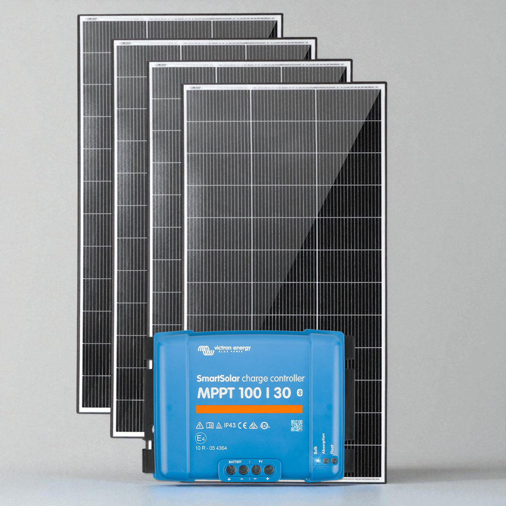 Exotronic 4x 200w Solar Panel & Victron SmartSolar MPPT 100/50 Bundle