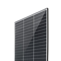Close-up angled view of the solar panel surface and frame edge