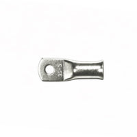 Top view of 35mm2 M6 copper lug showing dimensions and markings