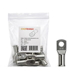 10 pack of 35mm² tinned copper bellmouth lugs with M8 stud hole and one loose lug