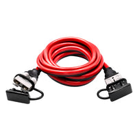 3m 8AWG extension lead with 50A Anderson style plugs and protective dust covers