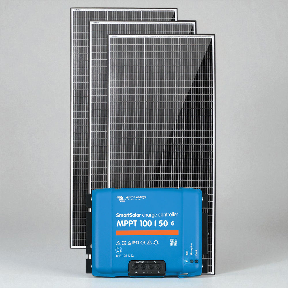 Exotronic 3x 220w Solar Panel & Victron SmartSolar MPPT 100/50 Bundle