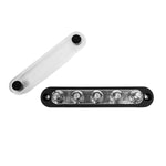 Exotronic 5-stud busbar with clear protective cover removed showing M8 studs and copper bus