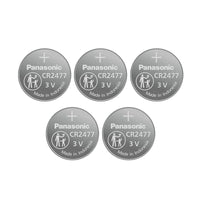 5x Panasonic CR2477 Replacement Batteries for Ruuvis