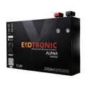 Exotronic 12V 200Ah Alpha Slimline Smart Bluetooth Lithium Battery