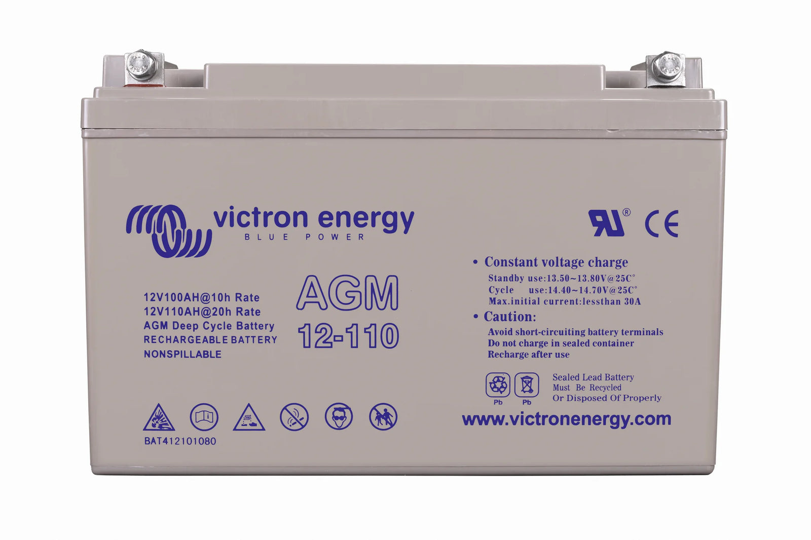 Victron 12V 110Ah AGM Deep Cycle Battery