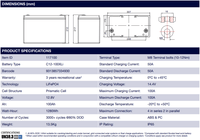 Century 12V 100Ah Lithium Pro Bluetooth Battery 2