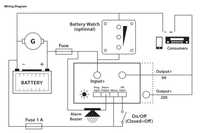 Enerdrive 12V/24V 200A IP66 Battery Guard - Low Battery Cutout 4