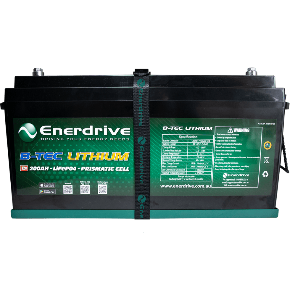 Enerdrive 12V 200Ah ePower B-TEC Lithium Battery G2 3