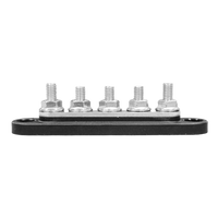Exotronic 150A Black 5x M6 Stud Busbar with Cover 2