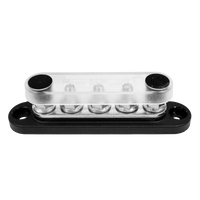 Exotronic 150A Black 5x M6 Stud Busbar with Cover 3