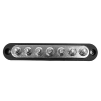 Exotronic 150A Black 7x M6 Stud Busbar with Cover 1