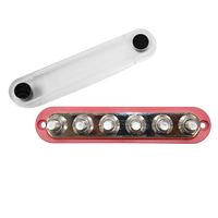 Exotronic 300A Red 6x M10 Stud Busbar with Cover Main Image