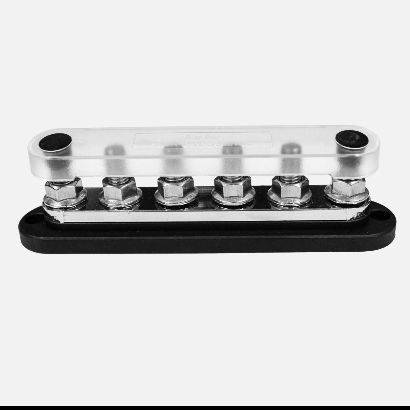 Exotronic 300A Black 6x M10 Stud Busbar with Cover 3