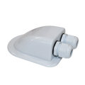 Exotronic 2 Gland White Cable Entry Cover (Lightweight ABS) Main Image