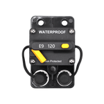 Exotronic 120A Surface Mount Waterproof DC Circuit Breaker - Side by Side