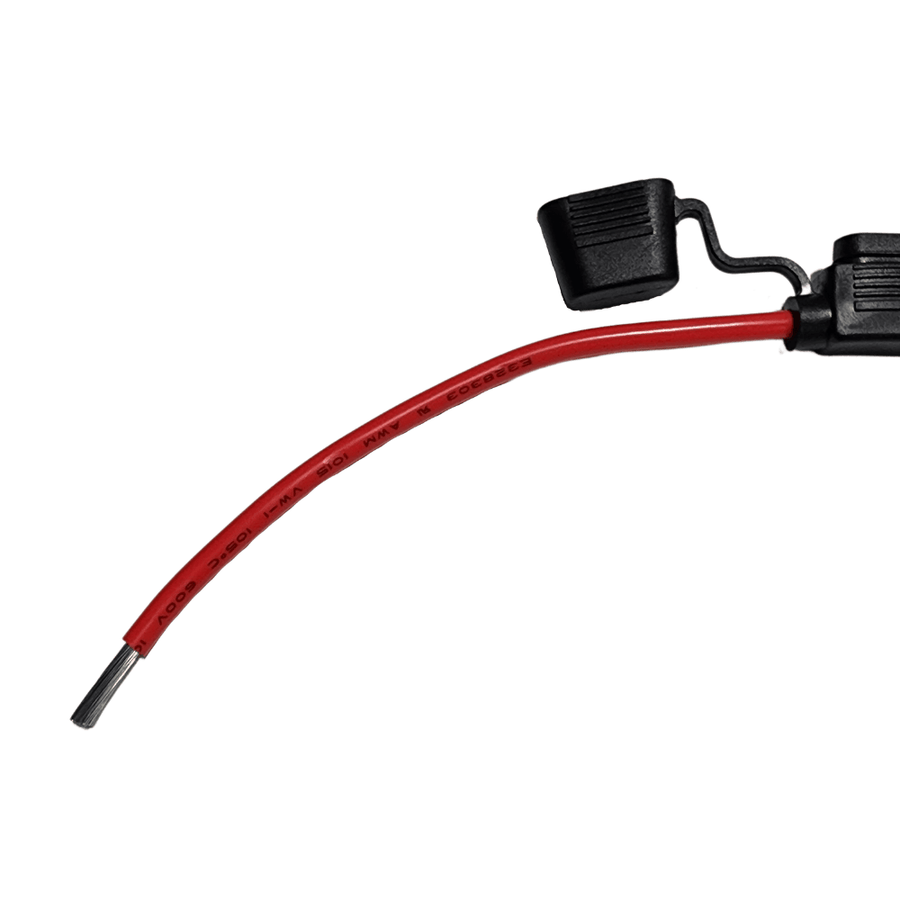 Exotronic Inline Standard Blade Fuse Holder | 10AWG Tinned Copper 1