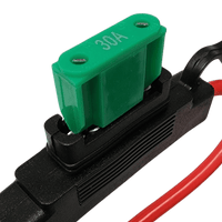 Exotronic Inline Maxi Blade Fuse Holder | 8AWG Tinned Copper 2