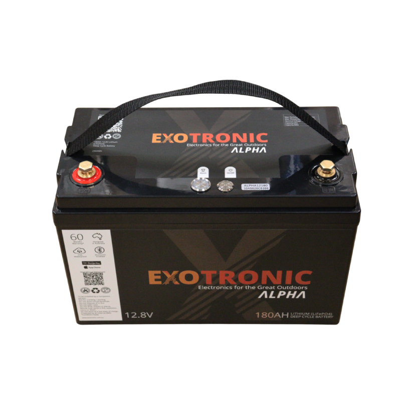 Exotronic 12V 180Ah Alpha Bluetooth Lithium Battery 1