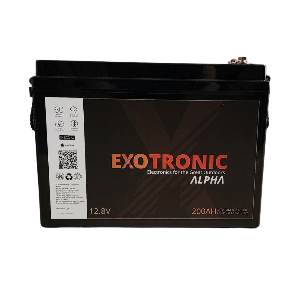 Exotronic 12V 200Ah Alpha Bluetooth Lithium Battery 3