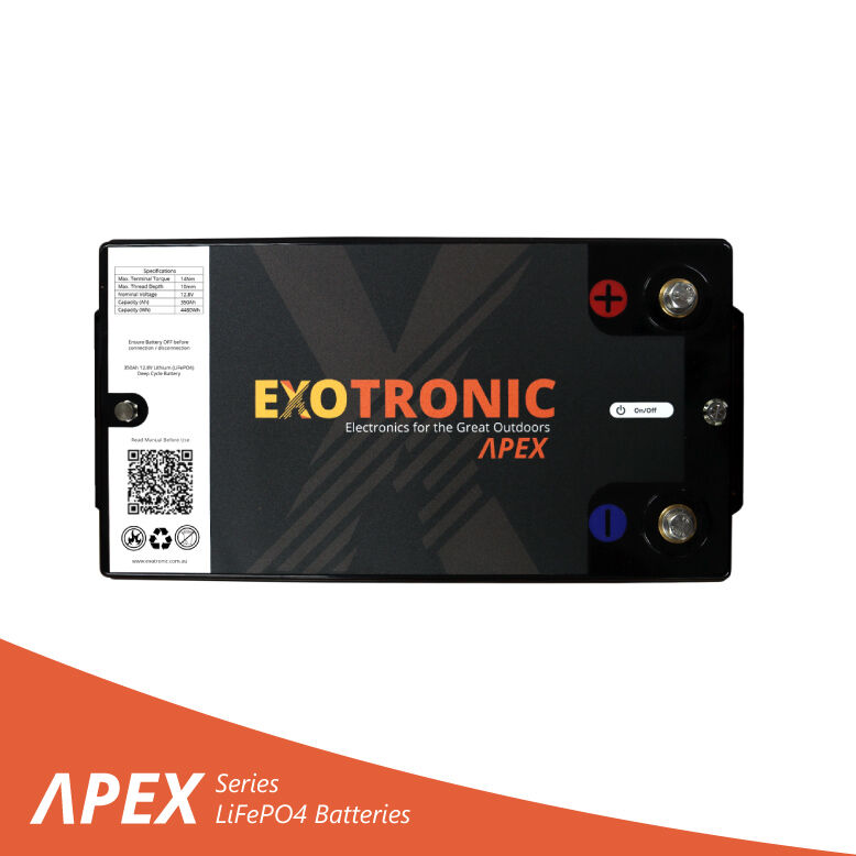 Exotronic 12V 350Ah Apex IP67 Smart Bluetooth Lithium Battery 3