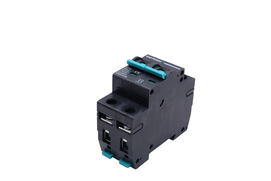 Exotronic 25A 2-Pole DC Circuit Breaker (MCB) 1