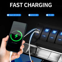 Exotronic USB-C & USB QC3.0 Flush Mount Socket 3