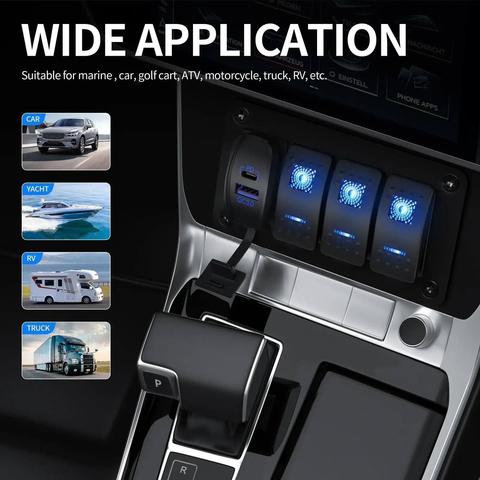 Exotronic USB-C & USB QC3.0 Flush Mount Socket 2