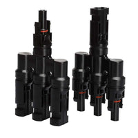 Exotronic 3 to 1 'h' Branch Joiner MC4 Compatible Connector Pair Main Image