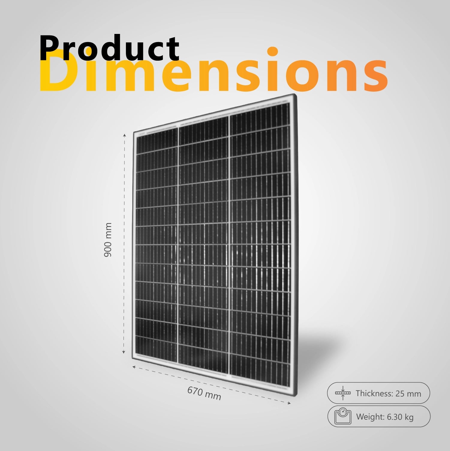 Exotronic 120W Fixed Solar Panel 1