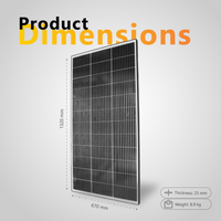 Exotronic 180W Fixed Solar Panel 1