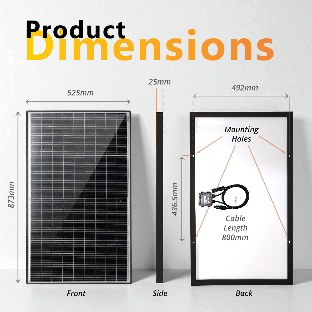 Exotronic 100W Fusion Fixed Solar Panel
