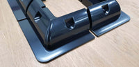 Exotronic Black Solar Panel ABS Plastic Corner plus Mid Brackets 1
