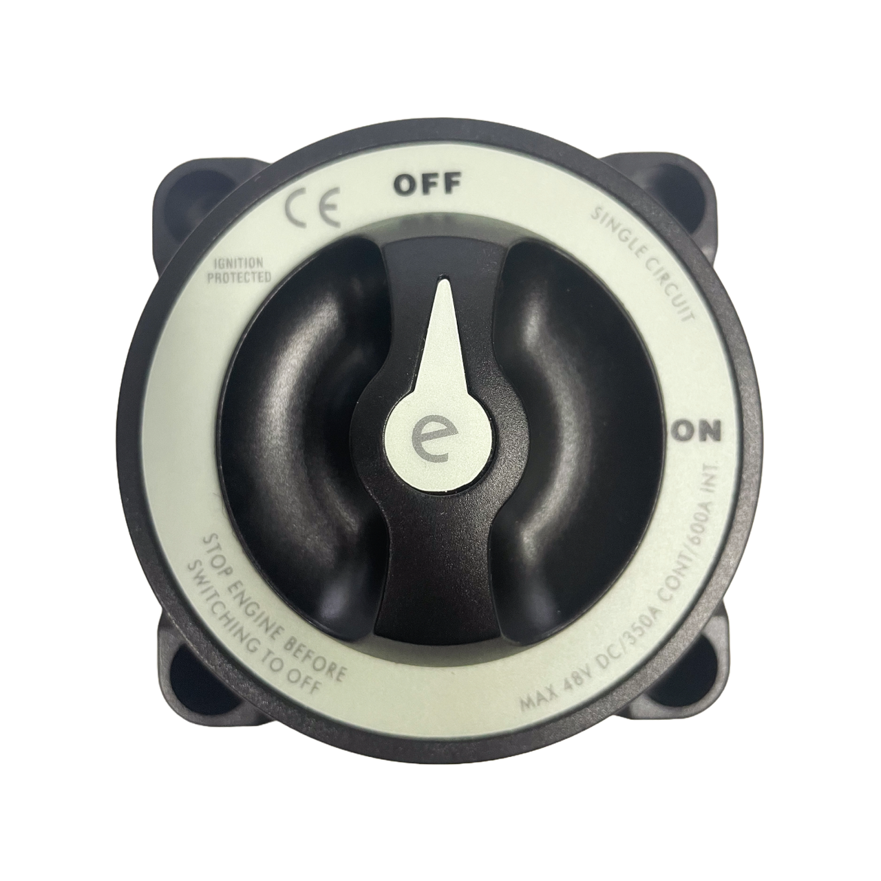 Exotronic 350A Black On Off Battery Switch Main Image