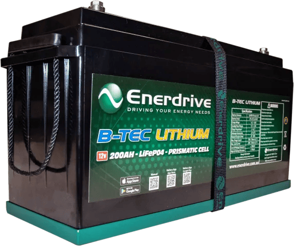 Enerdrive 12V 200Ah Lithium Bundle Inc AC40 Charger 1