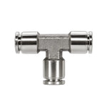 Exotronic 'T' 10mm OD Stainless Steel PTFE Tube Joiner