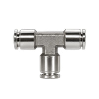 Exotronic 'T' 10mm OD Stainless Steel PTFE Tube Joiner