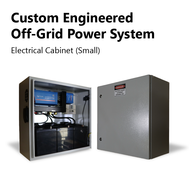 Custom Off-Grid Power System Electrical Cabinet 4